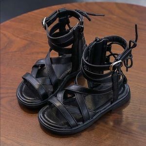 Tie back gladiator sandals